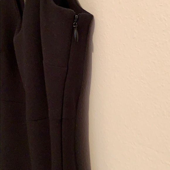 Cinq a Sept Breena Black Midi Cocktail Dress with Slit - Picture 6 of 13